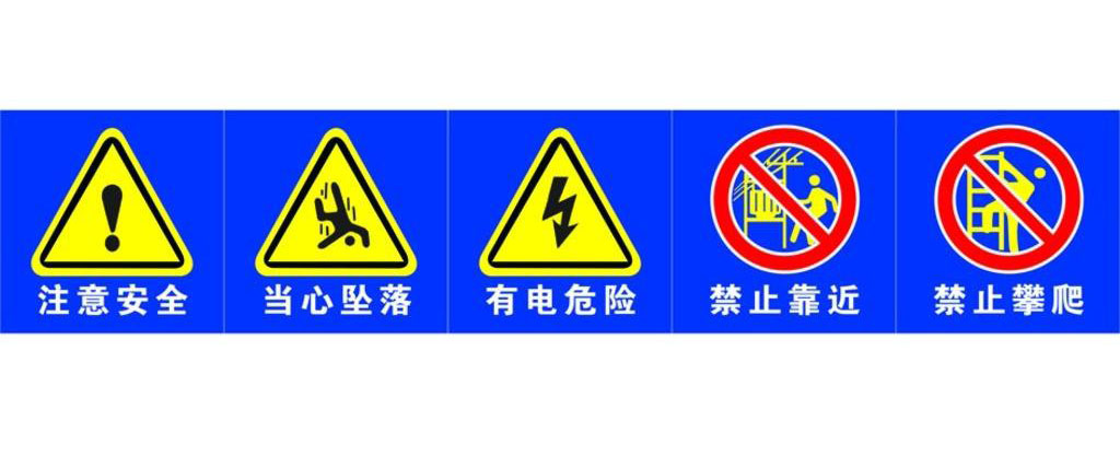 建筑施工現場標識、標牌