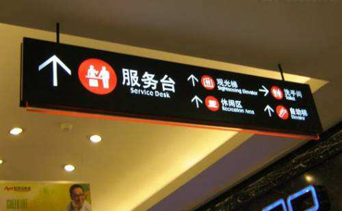商場(chǎng)標(biāo)識(shí)標(biāo)牌